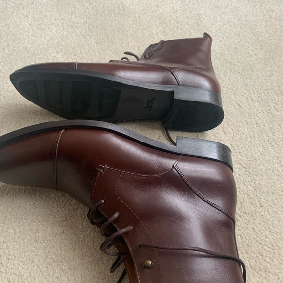 New without tags Vince Camuto men’s brown leather boots size 11 - Picture 7 of 8
